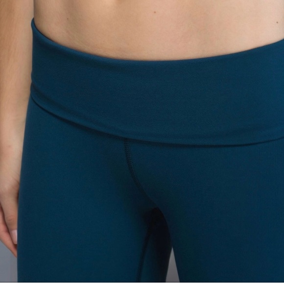 Lululemon Wunder Under Pant *Full-On Luon (Roll Down)•Alberta Lake - Picture 12 of 14
